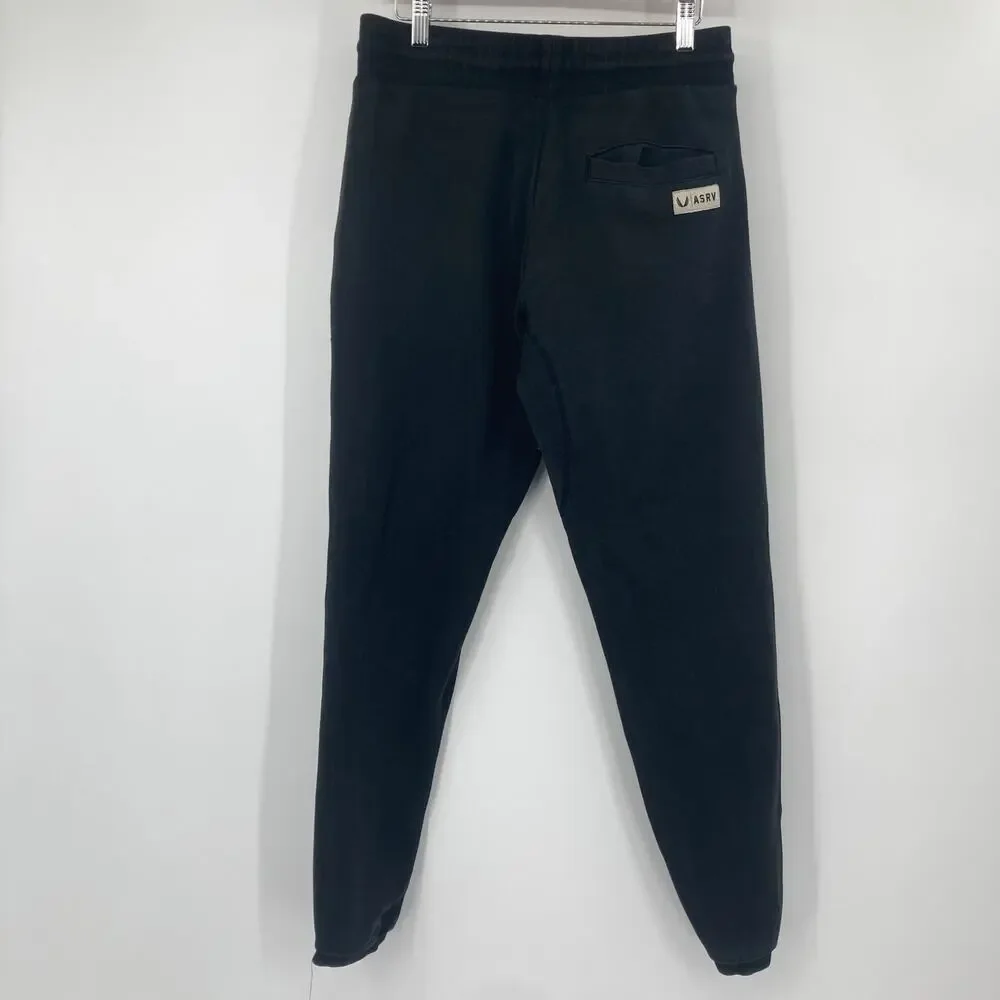ASRV Signature Utility Jogger Pants Mens Size Medium Pockets Black Active Heavy